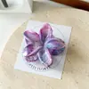 Pin para Cabello con Patrón de Mármol y Flor de Frangipani para Mujer, Pasador Dulce y de Alta Gama para la Parte Trasera de la Cabeza, Pin de Tiburón Grande