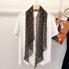 Bufanda Larga Kage 100% Gasa de Seda para Mujer, Accesorio de Cinta, Diadema, Bufanda, Versátil y Elegante, 30*160cm
