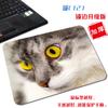 [Una generación de cabello] pequeño lindo gato tela antideslizante tapete para computadora arte estético simple borde bloqueado alfombrilla de ratón