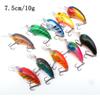Señuelo de Señuelo Duro para Lanzamiento a Larga Distancia, Señuelo de Pesca de Plástico 7.5cm 10g, Señuelo Gordo Pequeño de Lengüeta Larga para Pesca de Roca, Señuelo Artificial para Lanzamiento y Pesca de Arrastre de Carpa