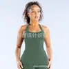 Chaleco de Yoga Ajustado Cruzado con Cuello Halter, Nuevo Chaleco Deportivo de Secado Rápido y Alta Elasticidad, Top Versátil Casual Ajustado