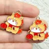 Accesorios para Joyería DIY Aleación Goteo de Aceite Año del Caballo Zodiacal Colgante de Buena Suerte Pendientes Llavero Equipaje Colgante Hecho a Mano