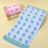 Toalla Infantil Tipo Algodón Puro A Toalla Infantil de Algodón Bordada Toalla Facial 100% Algodón Suave y Absorbente Pañuelo de Guardería
