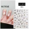 Adesivos de Unha da Moda por Pinduoduo: Decalques Luxuosos Florais Dourados e Rose Gold para Decoração de Unhas