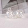 16MM Furo Pendurado Conta Redonda Bolha Transparente Galvanoplastia Colorida DIY Chaveiro Cacho de Uva Brincos Pingente Acessórios de Joalheria