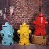 Bote de Basura Retro Americano Creativo Estilo Industrial Arte en Hierro Hidrante Antiguo Operado con Pedal Adornos de Bote de Basura