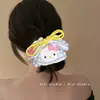 Lazo de Cuerda de Gatito de Dibujos Animados para el Cabello para Mujer, Cuerda para Moño, Lazo para Cola de Caballo Lateral, Accesorio Elástico para el Cabello
