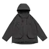 Jaqueta de trabalho Rumeng estilo japonês retrô moda tendência marca bolso grande para homens, outono solta simples casual versátil jaqueta