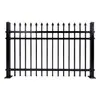 Barandilla anti-trepado escolar, barandilla protectora de pared exterior de acero galvanizado para patio de villa, protección de aislamiento de hierro forjado, barandilla de valla de acero galvanizado para área residencial