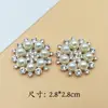 Gran colección de tocados hechos a mano, accesorios para el cabello, pinzas para el cabello, material para manualidades, hebilla de flor de perla de pedrería, accesorios de joyería de aleación
