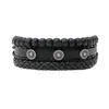 Pulsera para Hombre Transfronteriza, Nuevo Modelo de Amazon, Venta Directa de Fábrica, Popular Pulsera de Cuero para Hombre Estilo Vacacional