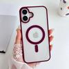 Adequado para Capa de Celular iPhone 18 Pro Max, iPhone 16, iPhone 17, Capa Protetora Magnética Magsafe com Carregamento Sem Fio Color-Blocking