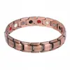 Pulsera de Terapia Magnética para Mujer Transfronteriza con Diseño de Hoja de Pedrería, Aleación Ecológica de Lujo Ligero, Caja de Pulsera Desmontable y Ajustable