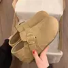 Sapatos Birkenstock com sola grossa e salto escondido, de calçar, estilo preguiçoso para mulheres, novos para o outono de 2026, sapatos individuais Birkenstock
