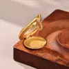 Caja Gawu Chapada en Cobre Dorado Tangka, Estuche Tangka, Forma Redonda, Tamaño de Núcleo de Tarjeta 2.0
