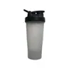 Vaso mezclador de proteína de 600 ml, vaso para batidos, botella deportiva portátil para fitness, vaso de plástico con logo, suministro directo de fábrica