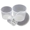 50ml100ml200ml Juego de Tres Vasos Medidores de Plástico con Escala para Mezclar Cebo Vaso de Laboratorio con Escala
