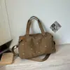 Bolsa de Tote Energética con Puntos Blancos Estilo Coreano Sensación Relajada Almacenamiento Multicompartimento Bolsa para Salidas de Estudiantes Universitarios Viajes