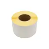 Papel Adhesivo para Etiquetas de Supermercado 30*20 60*40 Tienda de Té de Leche Etiqueta de Logística Logo Publicitario Papel para Impresión Térmica