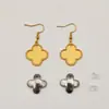 Joias Yingyi DIY Base Gancho de Orelha de Trevo de Quatro Folhas Coração Songjin com Tampa Brinco Patchwork Artesanal Materiais Acessórios