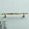 Venda Direta de Fábrica Maçaneta de Porta de Armário em Liga de Zinco Simples Moderna Faixa Longa Dourada Estilo Francês Maçaneta de Gaveta de Armário Guarda-roupa