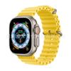 Para Apple Watch Apple iwatch56789SE marine s9 fivela dupla Ultra2 fabricantes de pulseira de silicone