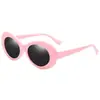 China tiene hip hop Bridget gafas de sol blancas GD mismas gafas de sol ovaladas de moda 9750 suministro
