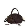 Bolso Boston de Lunares Otoño/Invierno para Mujer 2026 Nuevo Estilo Bolso de Hombro Único Cruzado Versátil para Viajes Cotidianos Diseño de Nicho Pequeño de Alta Gama