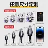 Llavero Acrílico Colgante Personalizado Acrílico DIY Estrella Anime Figura Periférica Soporte Soporte de Exhibición Personalizado