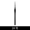 Set de Plumas de Gancho de Pelo de Lobo Transfronterizo Negro Ultrafino Mango Triangular Acuarela Acrílico Gouache Pintado a Mano Pincel para Pintura al Óleo Fabricante