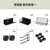 Tablero perforado Wg6Q Mampara de pared para e-sports Personalizable, Estante de almacenamiento, Escritorio de estudio para computadora Decoración Estante de almacenamiento de escritorio