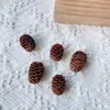 Casca de fruta faça você mesmo, pinha, lascas de madeira, folhas, flores secas, combinação de frutas secas, decoração de natal, decoração de jardim de infância, adereços retrô