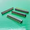 Portapilas tipo pala 14P espaciado 2.5 chapado en oro conector lateral de 90 grados asiento macho LD-B01M-E-14P-R4-SMT