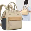 Mochila de Almacenamiento con Múltiples Compartimentos de Nuevo Estilo para Mamás que Salen con sus Bebés, Bolso de Mamá Ligero para Paseos Diarios con el Bebé