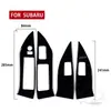 Adecuado para 13-18 Subaru Forester panel elevavidrios de ventana negro piano negro brillante modificación interior de coche