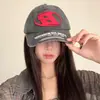 Gorra de Béisbol para Mujer Hat Tendencia Ins Personalizada con Letras Inglesas Mostrando la Cara Gorra Pequeña Estilo Europeo y Americano para Hombre Gorra de Béisbol