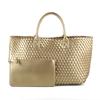 Bolso Tejido a Mano para Mujer, Bolso de Gran Capacidad Madre-Hija, Bolso de Mano, Bolso Casual, Estilo Europeo y Americano, Bandolera de un Solo Hombro, Versátil