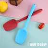 Espátula Pequeña de Silicona Resistente a Altas Temperaturas Espátula Mezcladora Espátula para Olla de Leche Raspador para Hornear t Espátula Raspador Herramienta para Postres