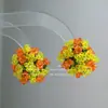 Brincos de Botão com Cluster de Hortênsias Color-blocking, Feitos à Mão com Contas e Cristais, Ear Cuff para Orelhas Não Perfuradas, Para o Dia a Dia, Trabalho, Encontros, Estilo Artístico