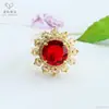 Anillo de Vidrio Colorido Retro Europeo y Americano Ai Yu Banda de Anillo Ajustable Transfronterizo Transmisión en Vivo Venta Caliente Venta al por Mayor S5021511