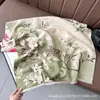 Bufanda jacquard de doble cara estilo japonés y coreano con pequeñas flores, imitación cachemir, versátil para otoño e invierno, chal cálido para mujer