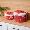 Cesta de Almacenamiento de Snacks Regalo de Navidad Más Vendido Transfronterizo Cesta de Almacenamiento de Dulces Tejida con Cuerda de Algodón Cesta de Almacenamiento Decoración de Escritorio