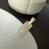 Horquilla sin costuras de acetato estilo coreano, flequillo lateral para cabello suelto, horquilla sin costuras de una palabra, clip de maquillaje de celebridad de Internet, accesorios para el cabello, tocado para mujer