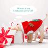 Novas Roupas de Natal para Pets Outono e Inverno Flanela Quente Roupa para Gato Cachorro Alce Ano Novo Roupa de Feriado para Pets