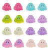Producto Nuevo Transfronterizo, Manualidades de Resina de Pulpo Pequeño Lindo y Colorido Luminoso, Decoraciones DIY para Paisajismo de Acuarios, Pequeños Adornos