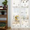 Adesivos de parede de flores fofos e acessíveis transfronteiriços, modernos, simples, para decoração de jardim de infância, adesivos para decoração de quarto, mural