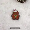 Broche Pequeno de Natal Suéter Distinto Emblema de Metal Casal de Desenho Animado Pinos Acessórios Personalizados para Bolsa Roupas para Homens e Mulheres
