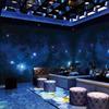 Techo de cielo estrellado Tela de pared bar Decoración de caja KTV Papel tapiz Universo Espacio Café Internet tema e-sports mural hotel