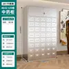 Gabinete Engrosado de Acero Inoxidable 304 para Dispensación en la Farmacia de la Clínica de Medicina Tradicional China de Taichung Gabinete de Múltiples Cajones Gabinete Bai Zi Sin Metal