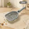 Pá Plástica para Areia de Gato, Suprimentos de Limpeza para Gatos, Pá Espessada para Ração, Ferramenta de Limpeza para Caixa de Areia de Gato, Pá com Furos Grandes Feita de Palha